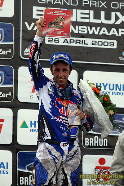 26/04/2009 Valkenswaard : MX1 Antonio CAIROLI Podium