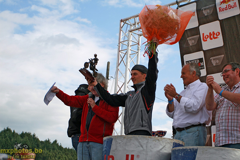 19/07/2009 Nismes : Int MX1 MX2 MX3 Clement DESALLE Podium