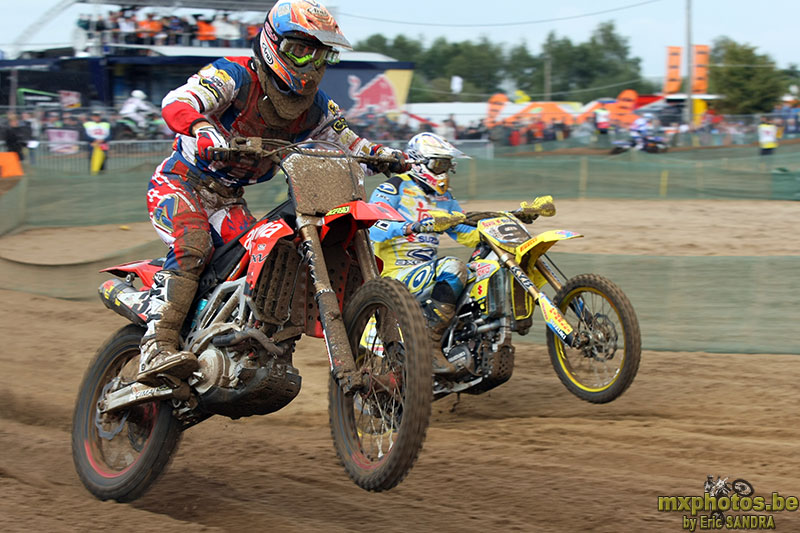 02/08/2009 Lommel : MX1 Ken DE DYCKER   Manuel PRIEM