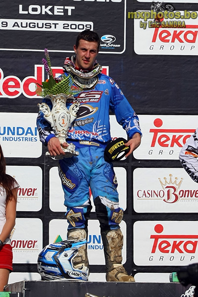 09/08/2009 Loket : MX1 Clement DESALLE Podium