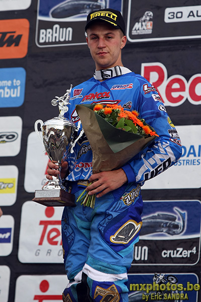 30/08/2009 Lierop : MX1 Clement DESALLE Podium