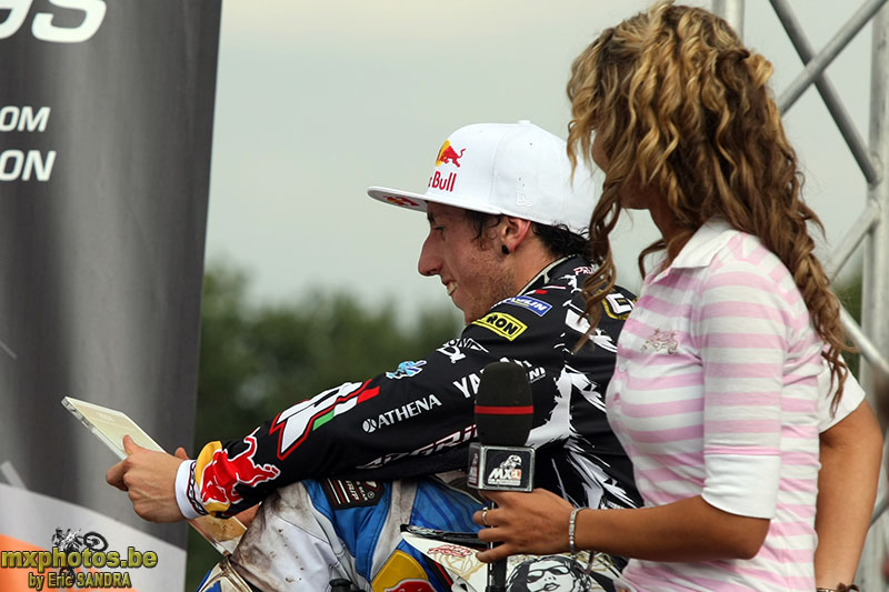 30/08/2009 Lierop : MX1 Antonio CAIROLI Podium