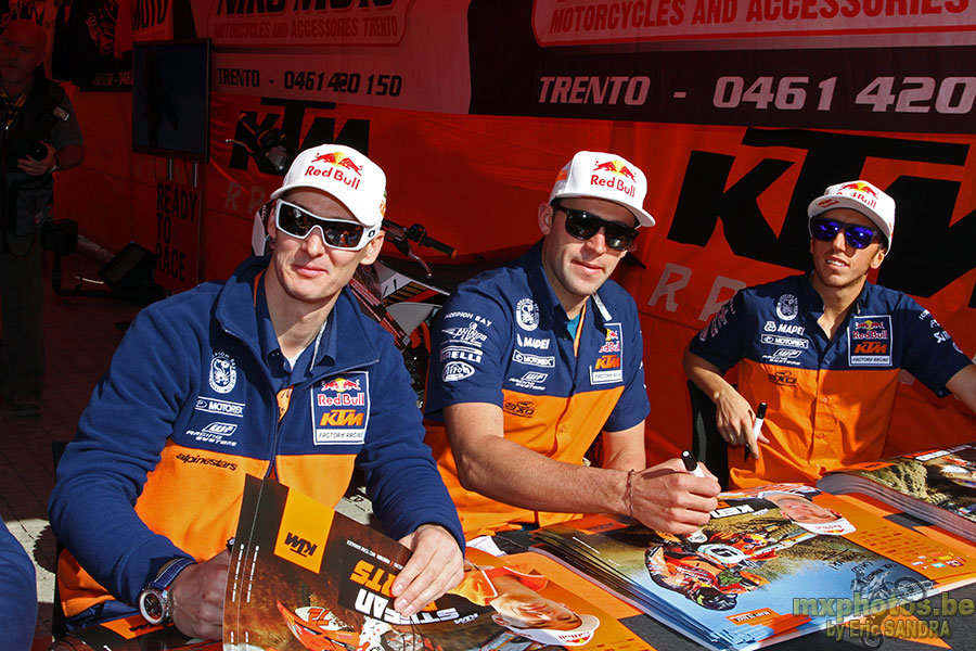 14/04/2013 Trento :  Stefan EVERTS Ken DE DYCKER Antonio CAIROLI 