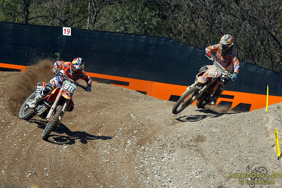 14/04/2013 Trento :  Jordi TIXIER Jeffrey HERLINGS 