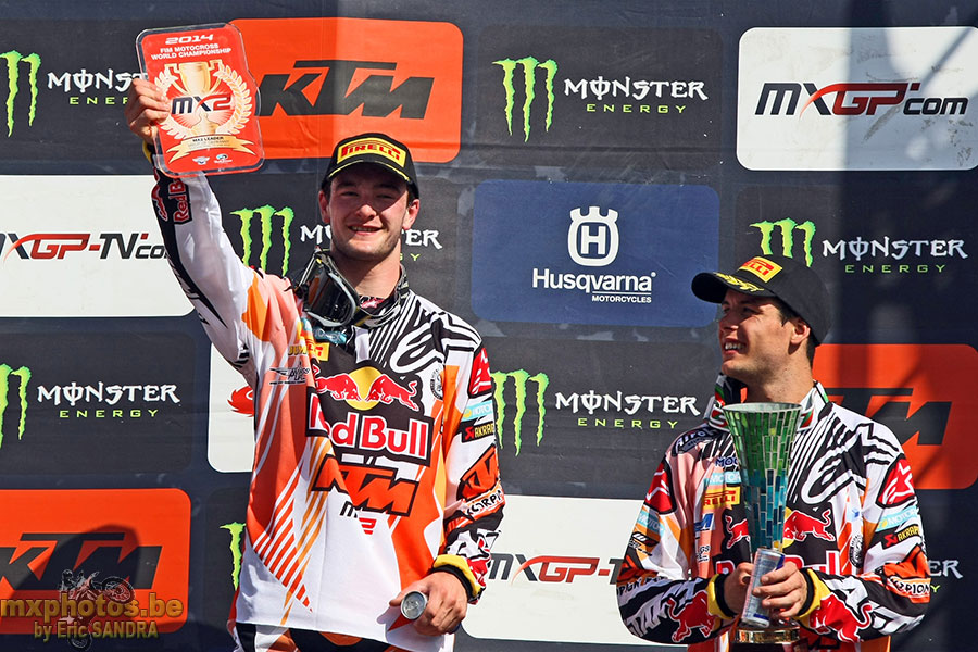 22/06/2014 Teutschenthal :  Podium MX2 Jeffrey HERLINGS 