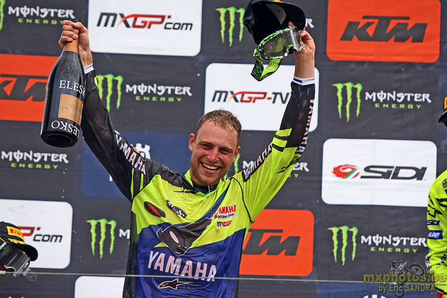 27/07/2014 Loket :  Podium MX1 Jeremy VAN HOREBEEK 