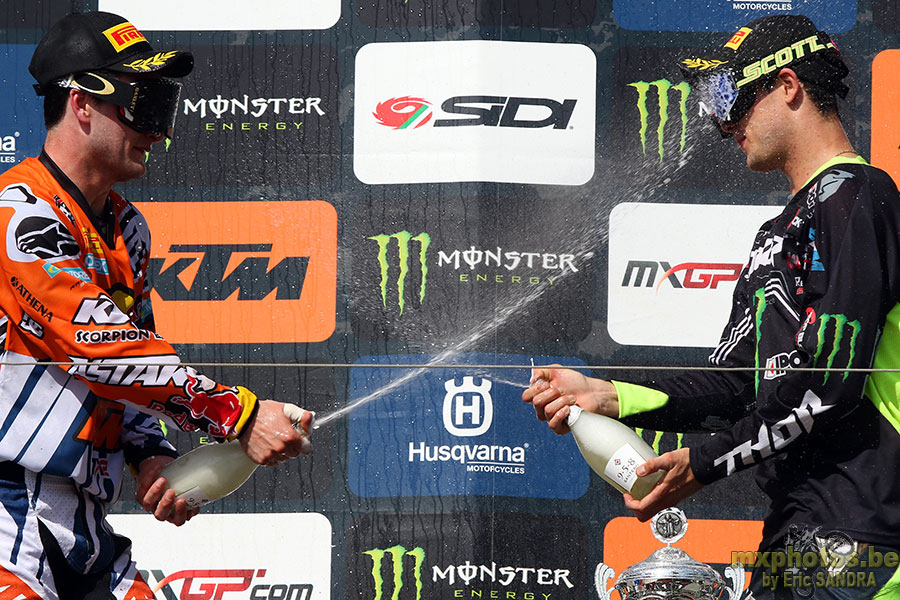  Podium MX2 Jeffrey HERLINGS Jordi TIXIER 