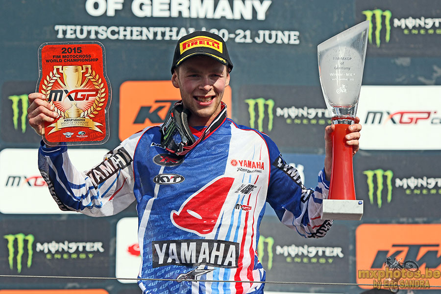  Podium MXGP Romain FEBVRE 