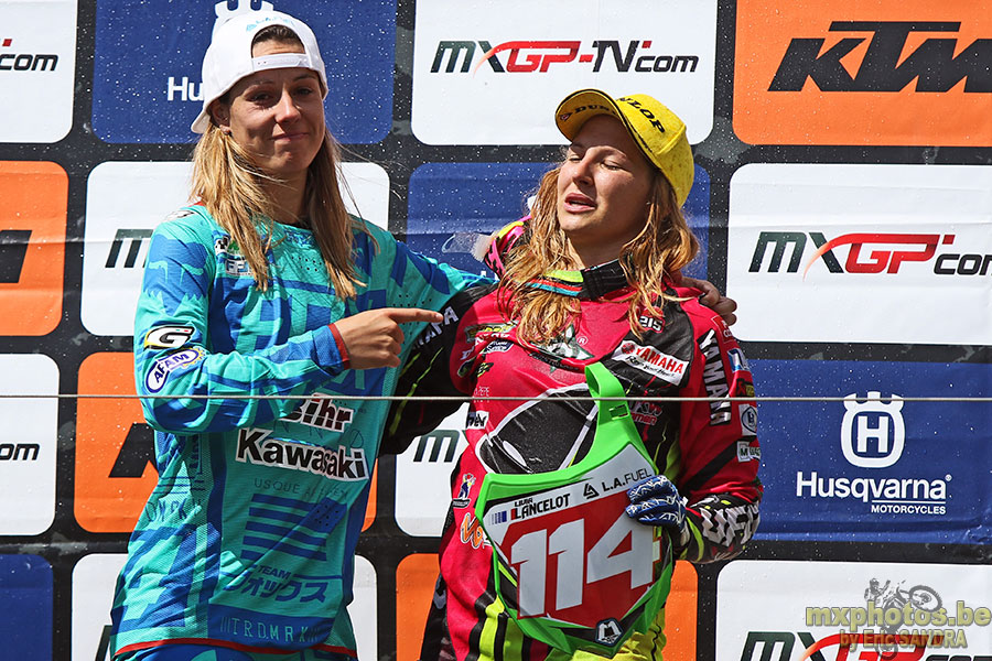  Podium WMX Livia LANCELOT Kiara FONTANESI 