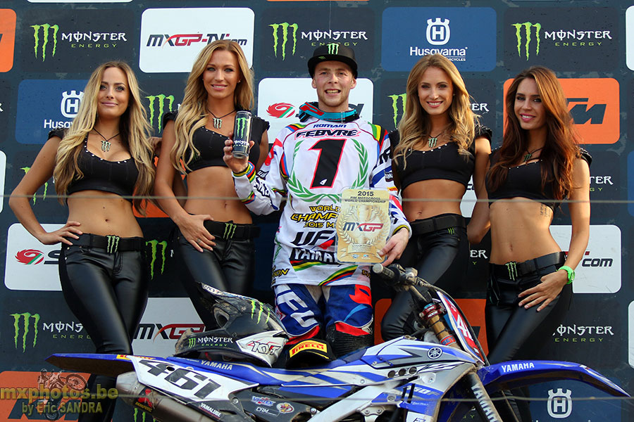  Podium MXGP Romain FEBVRE 