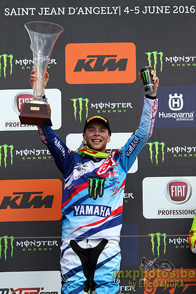 05/06/2016 Angely :  Podium MXGP Romain FEBVRE 