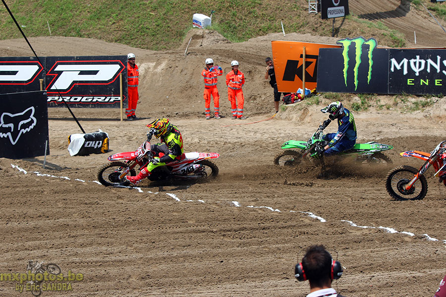 26/06/2016 Mantova :  Start MXGP Race1 Tim GAJSER Clement DESALLE 