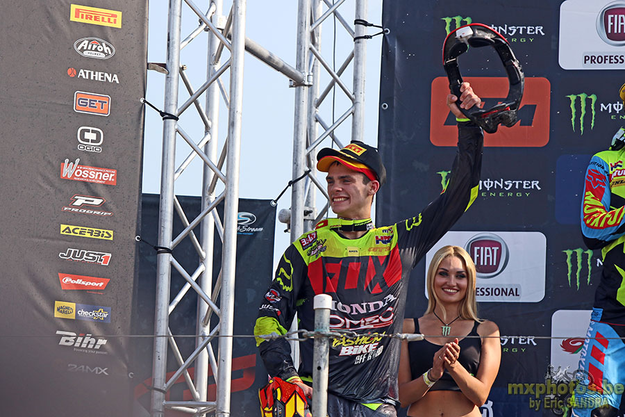 26/06/2016 Mantova :  Podium MXGP Tim GAJSER 