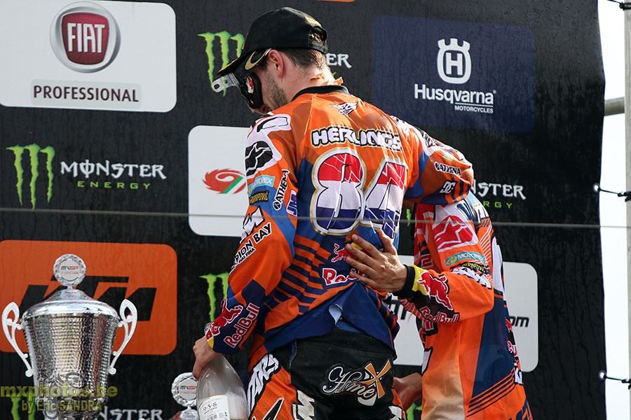  Podium MX2 Jeffrey HERLINGS Jorge PRADO 