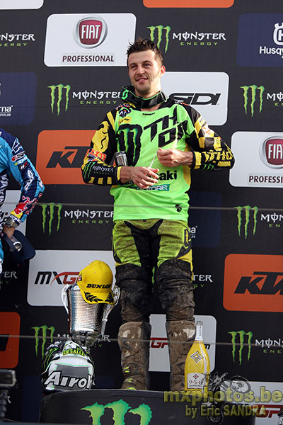 28/08/2016 Assen :  Podium MXGP Clement DESALLE 