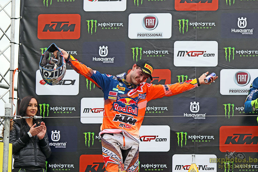 23/04/2017 Valkenswaard :  Podium MXGP Jeffrey HERLINGS 