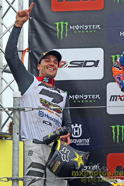 23/04/2017 Valkenswaard :  Podium MXGP Gautier PAULIN 