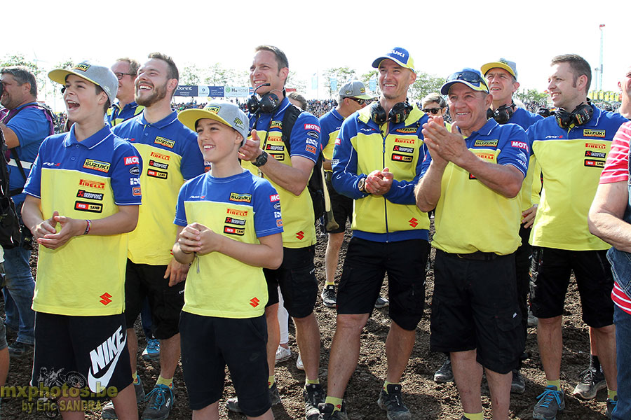  Podium MX2 Suzuki Team The EVERTS 