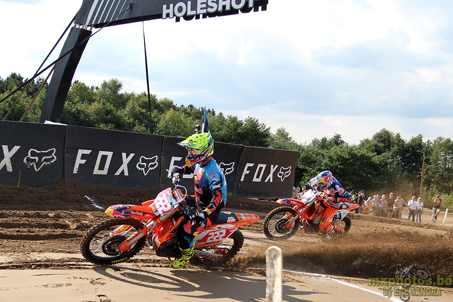 06/08/2017 Lommel :  Start MXGP Race2 Antonio CAIROLI Jeffrey HERLINGS 