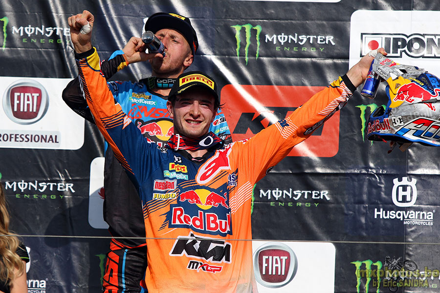 06/08/2017 Lommel :  Podium MXGP Jeffrey HERLINGS 