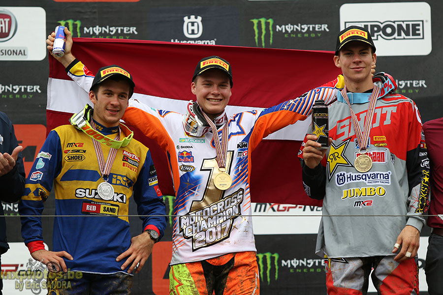  Podium MX2 MX2 2017 Medals 