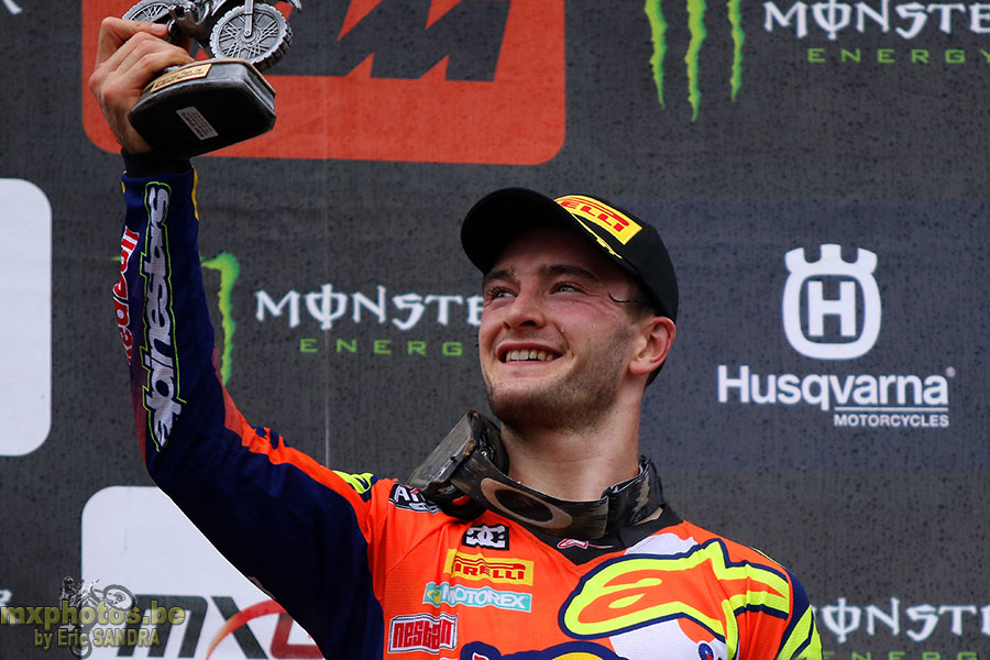 17/09/2017 Villars :  Podium MXGP Jeffrey HERLINGS 