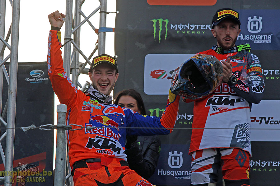 18/03/2018 Valkenswaard :  Podium MXGP Jeffrey HERLINGS 