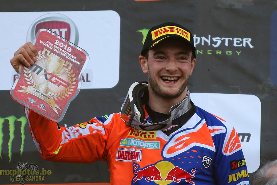 18/03/2018 Valkenswaard :  Podium MXGP Jeffrey HERLINGS 