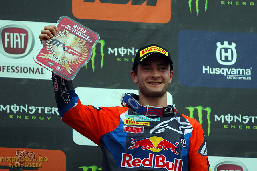 22/07/2018 Loket :  Podium MXGP Jeffrey HERLINGS 