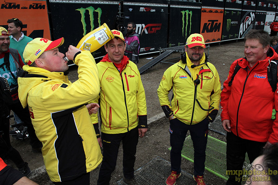 07/04/2019 Trentino :  Podium MXGP Tim GAJSER 