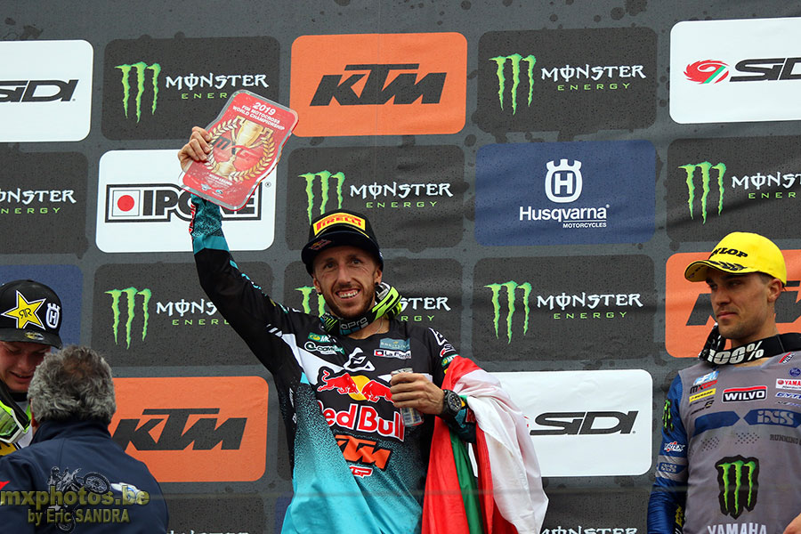 12/05/2019 Mantova :  Podium MXGP Antonio CAIROLI 