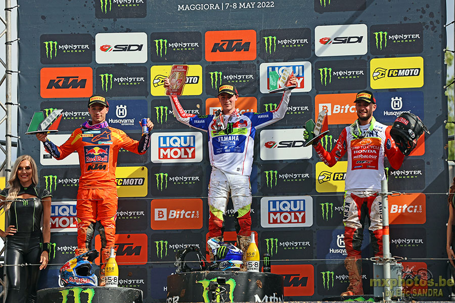 08/05/2022 Maggiora :  Podium MX2 