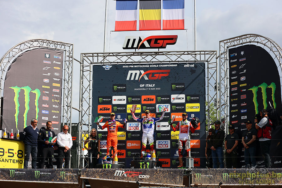 08/05/2022 Maggiora :  Podium MX2 