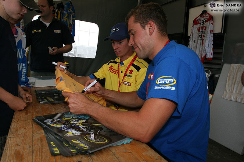 03/08/2008 Lommel : MX1 Ken DE DYCKER   Steve RAMON