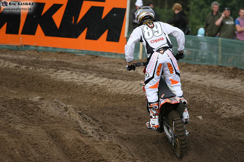 03/08/2008 Lommel : MX2 Jeremy VAN HOREBEEK